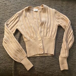Aritzia plunge neck sweater